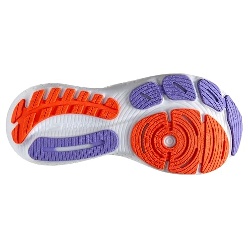 Brooks Women’s Glycerin 21 Neutral Running Shoe - Sunburst/Nasturtium/Purple - 7 Medium