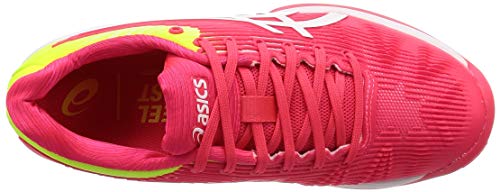 ASICS Solution Speed FF Indoor Womens Tennis Shoes 1042A094 Sneakers Trainers (UK 4 US 6 EU 37, Laser Pink White 702)