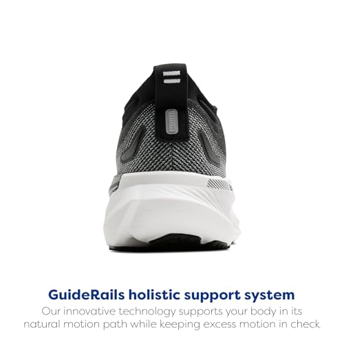 Brooks Men’s Glycerin GTS 23 Supportive Running Shoe - Black/Grey/White - 11.5 Medium