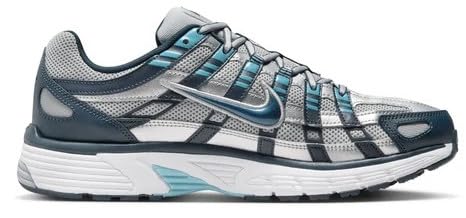 Nike P-6000 Men's Shoes (CD6404-402, Armory Navy/Flat Silver/White/Metallic Silver) Size 10