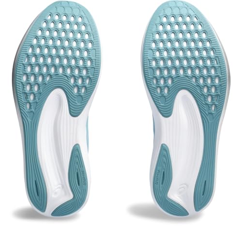 ASICS Women's Noosa TRI 15 Running Shoes, 12, Soothing SEA/Pure Silver