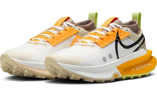 Nike Zegama 2 Women's Trail Running Shoes (FD5191-005, Summit White/Laser Orange/Total Orange/Black) Size 8.5
