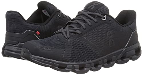 On Cloudflyer Mens Shoes Size 10.5, Color: All Black-Black
