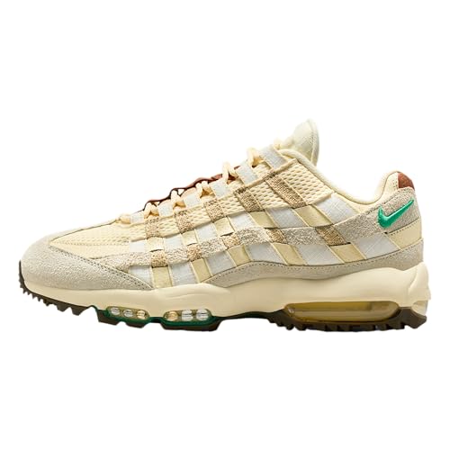 Nike Air Max 95 Golf 'Waste Management Open' Shoes (IB6895-100, Coconut Milk/Sail/Summit White/Stadium Green) 11 Women/9.5 Men