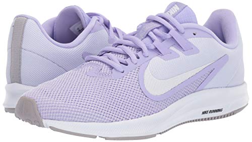 Nike Women's Women's Nike Downshifter 9 Shoe, Purple Agate/White - Lavender Mist, 6 Regular US