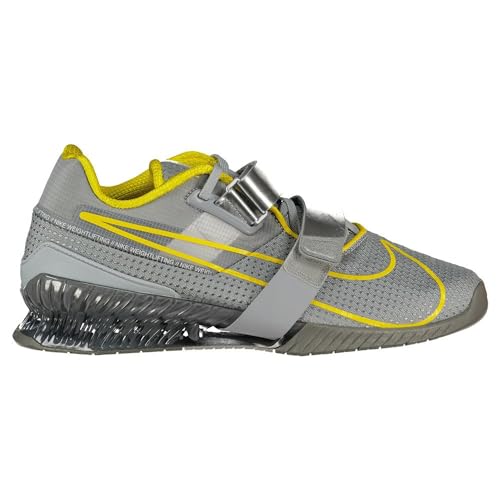 Nike Romaleos 4 Weightlifting Shoes (CD3463-002, Wolf Grey/Lightning) Size 8
