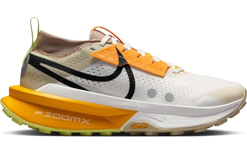 Nike Zegama 2 Women's Trail Running Shoes (FD5191-005, Summit White/Laser Orange/Total Orange/Black) Size 8.5