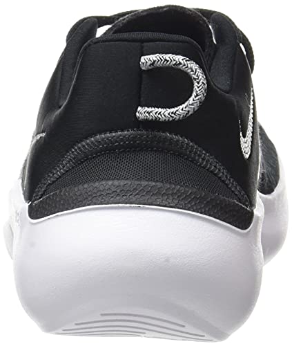 NIKE Men's Nike Flex Run 2021 Running Shoe, Black White Dark Smoke Grey 002, 8