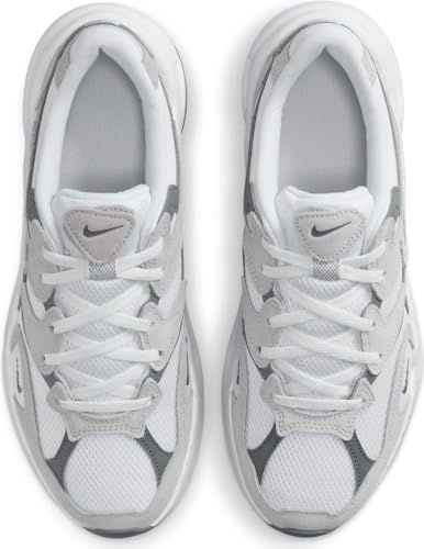 Nike Women's AL8 Shoes, White/Metallic Silver-Smoke Grey-Black, 7