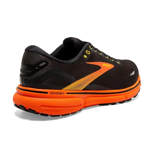 Brooks Ghost 15 Men's Running Shoes, Peacoat/Red/Yellow, Black Yellow Red, 9