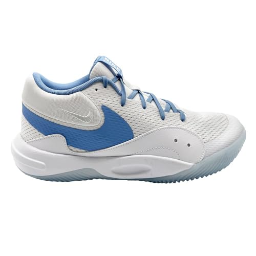 Nike Hyperquick Volleyball Shoes (FN4678-101, White/Pure Platinum/Valor Blue) Size 8