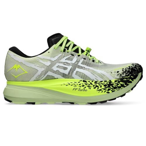 ASICS Unisex METAFUJI Trail Running Shoes, 4M / 5.5W, Cool Matcha/Black