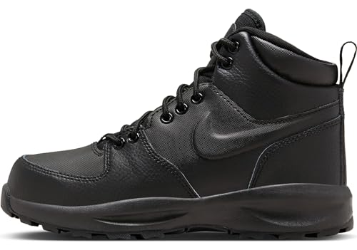 Nike Manoa LTR (Big Kid) Black/Black/Black