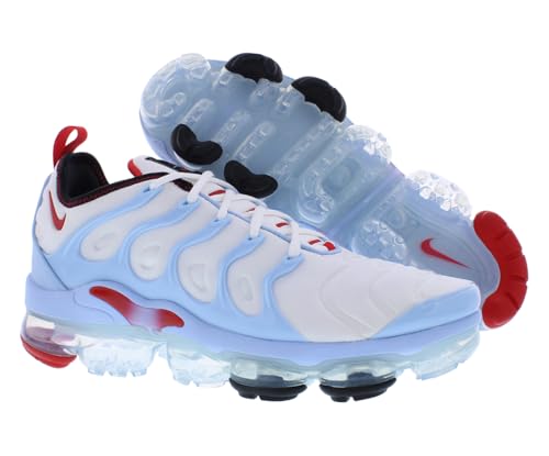 Nike Air Vapormax Plus Mens Shoes Size 9.5, Color: White/University Red/Black