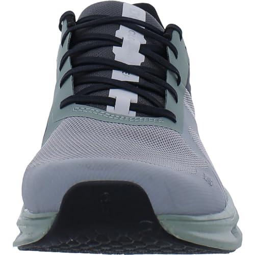 On Men's Cloudrunner Sneakers, Alloy/Moss, 9 US