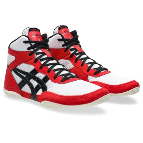 ASICS Kid's Matflex 7 Grade School Wrestling Shoes, 5.5, Classic RED/Black