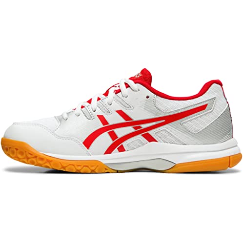 ASICS Gel-Rocket 9 Women's Volleyball Shoes, White/Classic Red, 11 M US