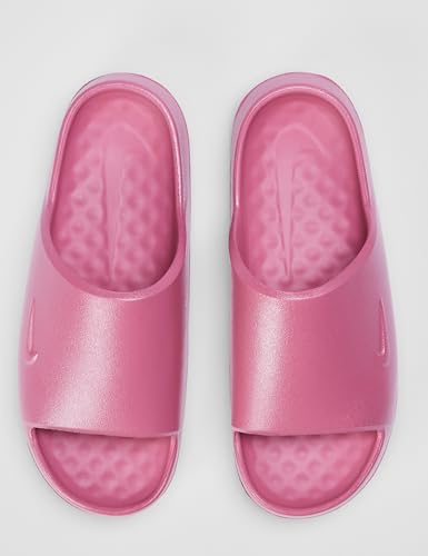 Nike Women's Calm 2.0 Slides, Peony/Peony, 9