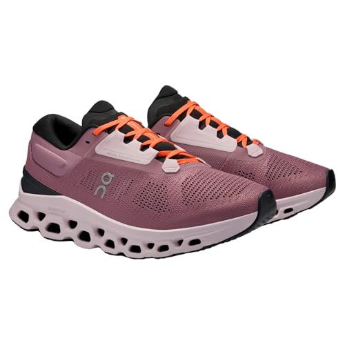 On Women's Cloudstratus 3 Trainers, Quartz Lily, 7.5 US