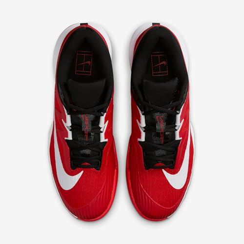 Nike Vapor Pro 3 Men's Hard Court Tennis Shoes (FZ2161-600, University Red/Black/White) Size 10