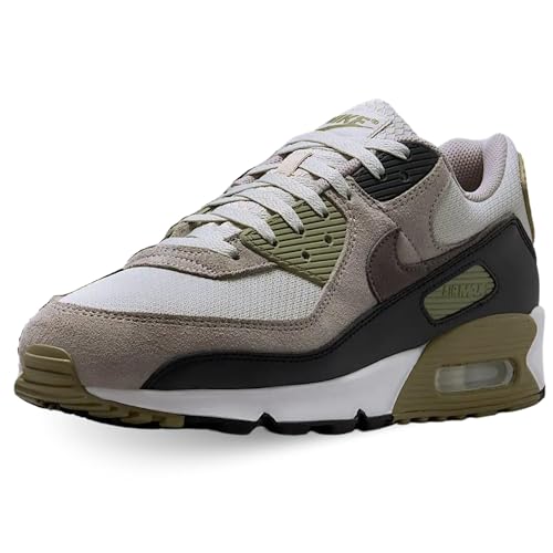 Nike Air Max 90 Men's Shoes (DM0029-011, Light Bone/Neutral Olive/College Grey/Cave Stone) Size 8.5