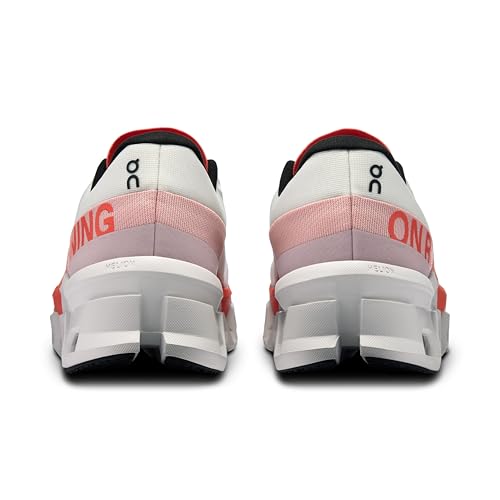 On Mens Cloudmonster 2 White/Flame 10.5 M