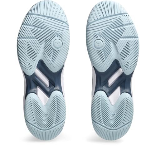 ASICS Women's Gel-Game 9 Pickleball Shoes, 10.5, White/Vintage Indigo
