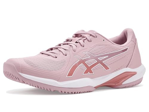 ASICS Women's Solution Swift FF 2 Tennis Shoes, 9, MORGANITE/Rose Rouge