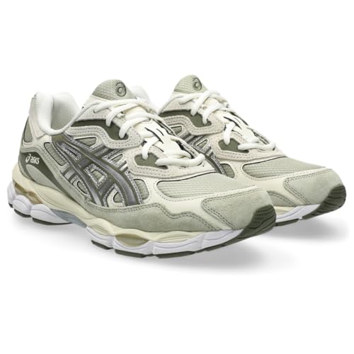 ASICS Unisex Gel-NYC Sportstyle Shoes, 9M / 10.5W, Khaki/Pure Silver