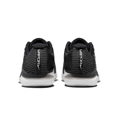 Nike Vapor 12 Women's Hard Court Tennis Shoes (Black/Dark Smoke Grey/White, US Footwear Size System, Adult, Women, Numeric, Medium, 9)
