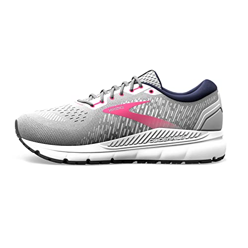 Brooks Women's Addiction GTS 15 Supportive Running Shoe - Oyster/Peacoat/Lilac Rose - 11 Medium