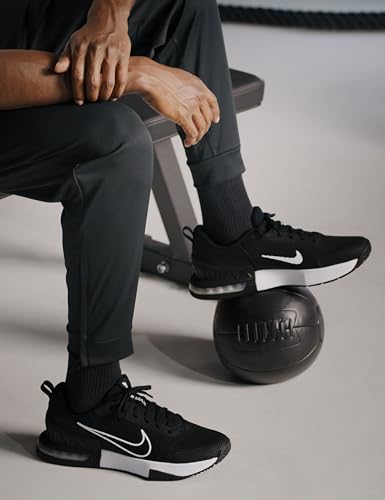 Nike Men's Air Max Alpha Trainer 6 Workout Shoes, Black/White-Black, 10