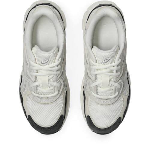 ASICS Unisex Kid's Gel-NYC Grade School (Big Kid), Cream/Smoke Grey, 6 Medium, Big Kid