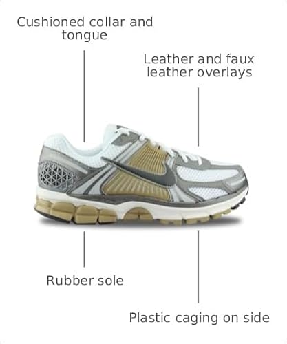 Nike Zoom Vomero 5 Men's Trainers, MTLC Pewter Medium ash Parachute Beige, 10 US