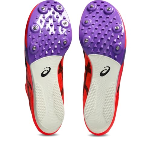 ASICS Unisex METASPEED LD LE 2 Track & Field, 7.5M / 9W, Flash RED/Black