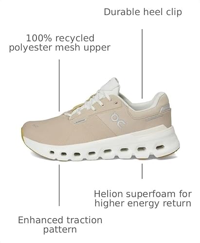 On Womens Cloudrunner 2 Waterproof Sand/Dew 9.5 M