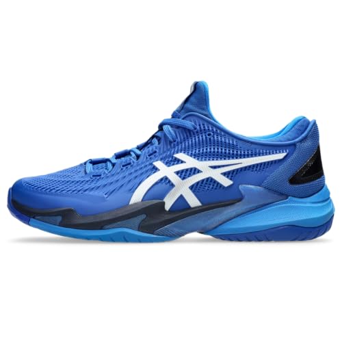 ASICS Men's Court FF 3 Tennis Shoes, 12, Tuna Blue/Pure Silver