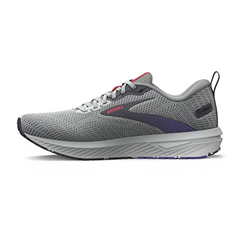 Brooks Men’s Revel 6 Neutral Running Shoe - Dawn Blue/Cayenne/Nine Iron - 10 Medium