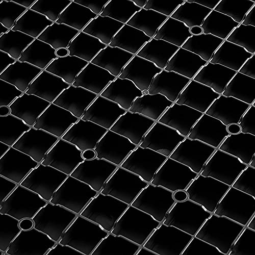 Speedway Garage Floor Diamond Tile, 12 x 12 x 0.5 in, Black, 50-Piece Set