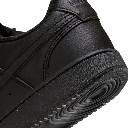 Nike Men's Court Vision Low Next Nature Shoes, Black/Black-Black, 10