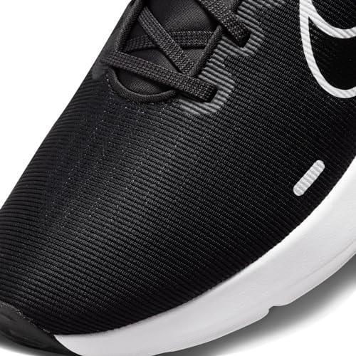 Nike Men's Downshifter 12 Running Shoe, Black Dark Smoke Grey Pure Platinum White, 11 US