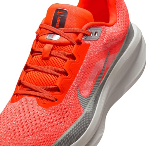 Nike Winflo 11 Premium Men's Road Running Shoes (HQ2940-800, Hyper Crimson/Safety Orange/Metallic Silver) Size 10