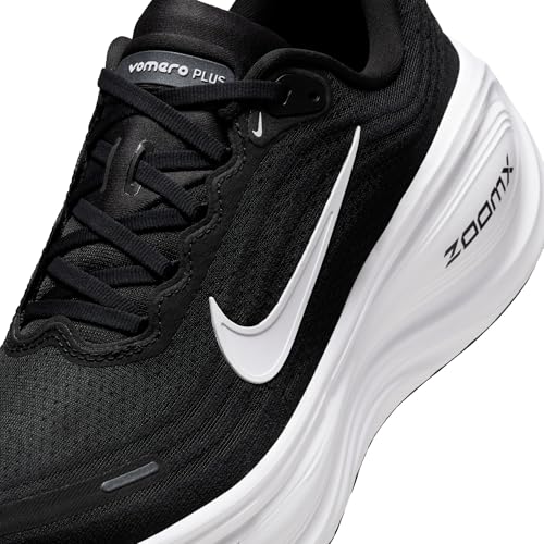 Nike Mens Vomero Plus Black/White/Cool Grey/Metallic Dark Grey 11 Medium