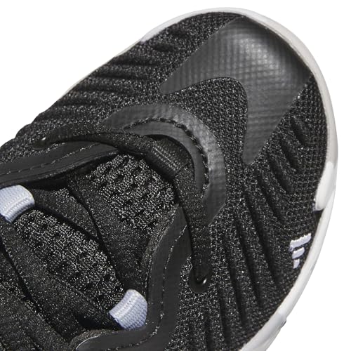 adidas Unisex-Kids Initiation J, Black/Halo Silver/White, 3.5