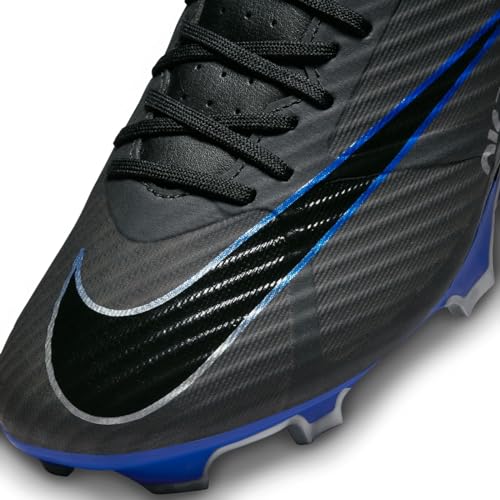 Nike Phantom Gx Academy Df Fg/Mg, Men's Sneaker, Black Chrome Hyper Royal, 10 US