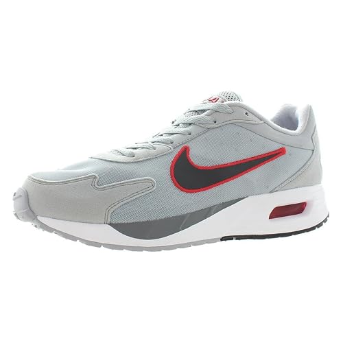 Nike Air Max Solo Men's Shoes (DX3666-004, Wolf Grey/Cool Grey/University Red/Black) Size 10.5