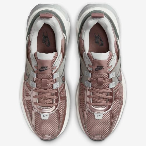 NIKE Women's V2k RunSneaker, Smokey Mauve Cobblestone Light Smoke Grey, 9.5 US