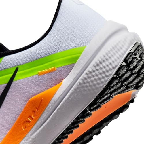 Nike Winflo 10 shoes code DV4022-101, White Black Orange Yellow, 14 US