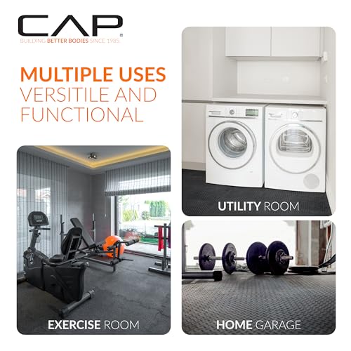 Cap Cap Puzzle Exercise Mat 24" x 24" x 1/2", 6 Pieces