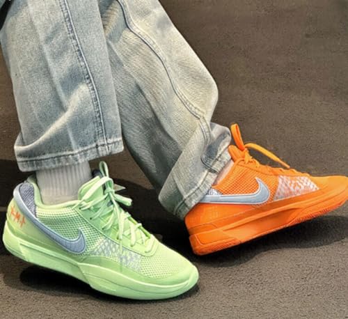 Nike Ja 1 Basketball Shoes (FQ4796-003, Light Silver/Cyber/Cool Grey/Granite) Size 9